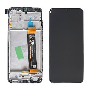 Frontal Tela Display Samsung A23 5G A236 Com Aro Original