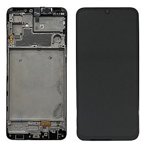 Frontal Tela Display Samsung M32 4g M325 Com Aro Original