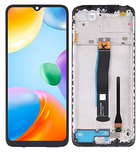FRONTAL TELA DISPLAY XIAOMI REDMI 10C COM ARO PRIME