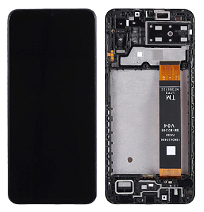 Frontal Tela Display Samsung A13 4G (A135) M13 4G (M135) Com Aro 1 Linha