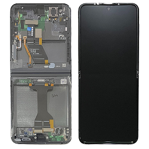 Frontal Tela Display Samsung Z Flip 5 F731 Com Aro Original