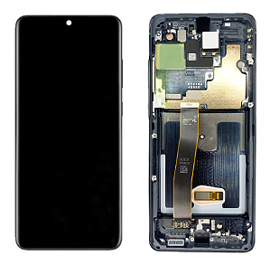 FRONTAL TELA DISPLAY SAMSUNG S20 ULTRA (G988) OLED COM ARO VIVID