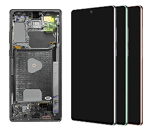 Frontal Tela Display Samsung Note 20 (N980 N981) Com Aro Prime