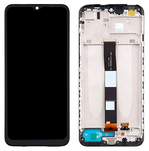 Frontal Tela Display Xiaomi Redmi 9A / 9C / 9I / Redmi 10A Com Aro 1 Linha