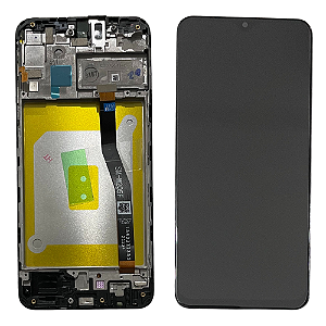 Frontal Tela Display Samsung M20 M205 Com Aro Original