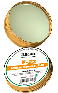 FLUXO DE SOLDA EM PASTA ESPECIAL 55G RELIFE F-22