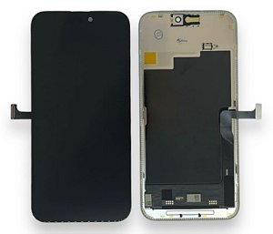 FRONTAL TELA DISPLAY IPHONE 15 PRO MAX SOFT OLED PRIME (TROCA CI)