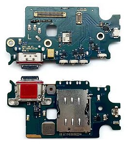 Placa Sub Conector de Carga Samsung S22 Plus (S906) 1 Linha