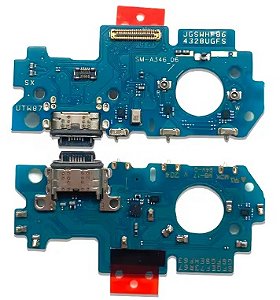 Placa Sub Conector de Carga Samsung A34 5G (A346) 1 Linha