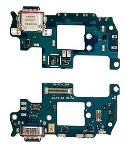 Placa Sub Conector de Carga Samsung S23FE S711 Original