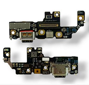 Placa Sub Conector de Carga Moto Razr 40 Ultra Original