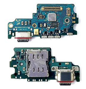 Placa Sub Conector de Carga Samsung S21FE / S21 FE (G990) 1 Linha
