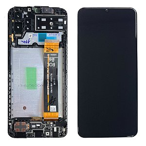 Frontal Tela Display Samsung A13 4G A135 Com Aro Original