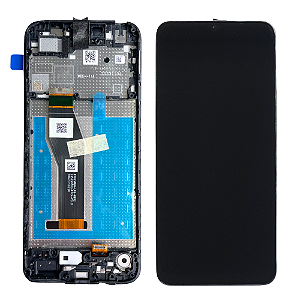 Frontal Tela Display Moto E13 XT2345 Com Aro Original