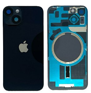 Tampa Traseira Apple iPhone 14 Com Lente Aro e Anel Magnético (Prime)