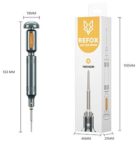 Chave Pentagon 0.8mm RS3 3D - Refox