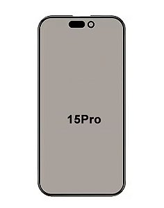 Vidro iPhone 15 Pro Com Filme e Oca