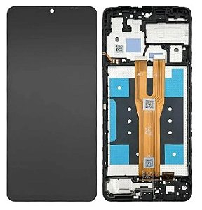 Frontal Tela Display Samsung A06 4G A065 Com Aro Original
