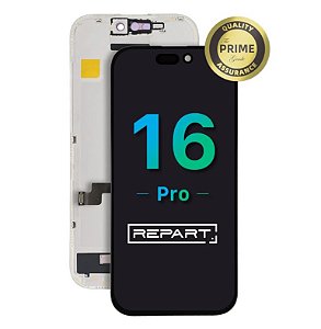 Frontal Tela Display iPhone 16 Pro Soft Oled Repart (Troca Ci)