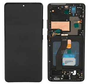 Frontal Tela Display Samsung S21 Ultra G998 Com Aro Oled REWA