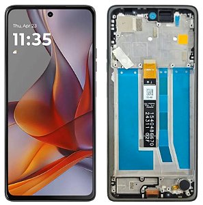 Frontal Tela Display Moto G75 5G XT2437 Com Aro Original