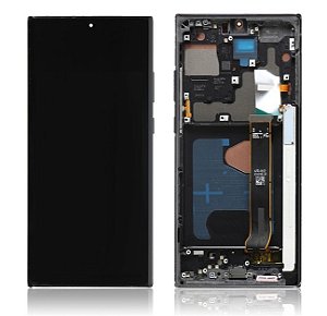 Frontal Tela Display Samsung Note 20 Ultra 5G (N986) Com Aro REWA