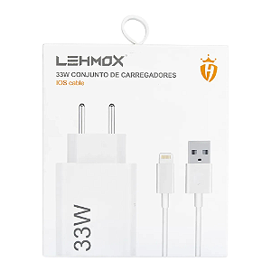 Carregador Usb 33W C/ Cabo iPhone LE-405IOS Lehmox