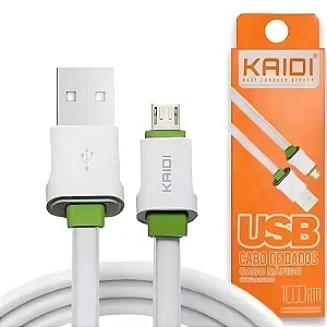Cabo Rápido Usb Para Micro Usb 1 Metro KD-305 Kaidi