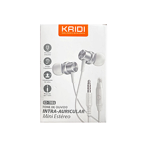 Fone de Ouvido Intra Auricular com Microfone KD-7006 Kaidi