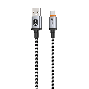 Cabo Premium Nylon Usb Para Tipo C 60W 1M CB-677C Hrebos