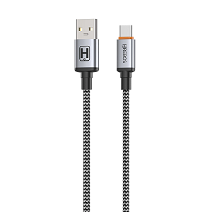 Cabo Premium Nylon Usb Para Tipo C 60W 2M CB-678C Hrebos