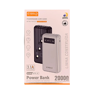 Carregador Portatil 3 Em 1 10000MAH BTE-30 Agold