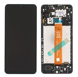 Frontal Tela Display Samsung A12 (A127) Com Aro Original