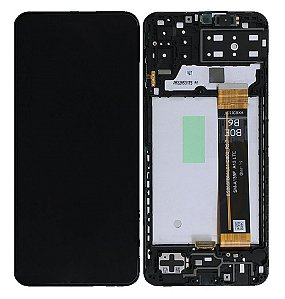 Frontal Tela Display Samsung M13 4G (M135) Com Aro Original