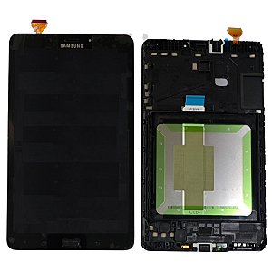 Frontal Tela Display Samsung TAB A (T385) Com Aro Original