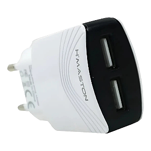 Fonte Carregador Rápido 2 Usb 3.1A Y02-8 Hmaston