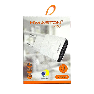 Fonte Carregador Rápido 2 Usb 3.1A Y02-8 Hmaston
