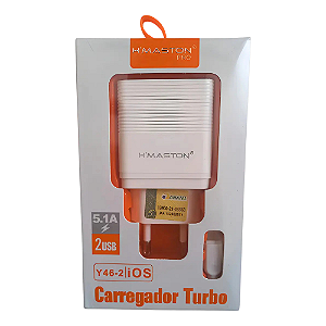 Fonte Carregador Turbo 2 Usb 6.1A Y46-4 Hmaston