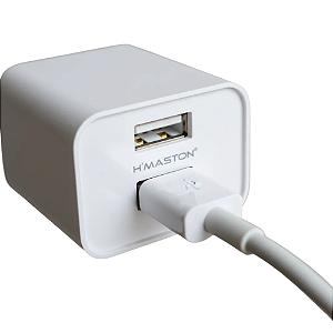 Carregador Rápido 2 Usb 4.1A C/ Cabo Micro Usb Y18-1 Hmaston