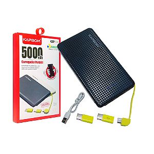 Carregador Portatil 5000MAH KA-952 Kapbom