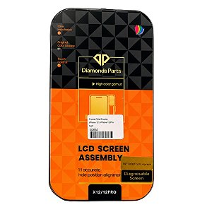 Frontal Tela Display iPhone 12 / iPhone 12 Pro Soft Oled Diamonds (Diagnostico)