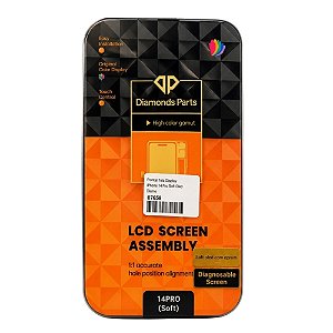 Frontal Tela Display iPhone 14 Pro Soft Oled Diamonds (Diagnostico)