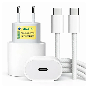 Carregador Usb C 25W C/ Cabo Tipo C Tipo C LE-357-4 Lehmox