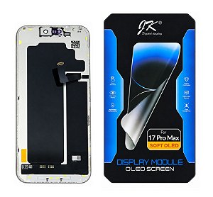 Frontal Tela Display iPhone 17 Pro Max Soft Oled JK (Troca Ci)
