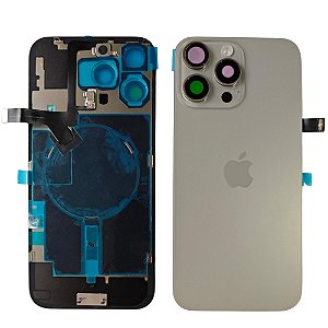 Tampa Traseira iPhone 16 Pro Max Completa OEM (Com Flex NFC)