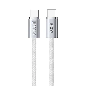 Cabo Premium Nylon Tipo C Tipo C 100W 2M CB-467CC Hrebos