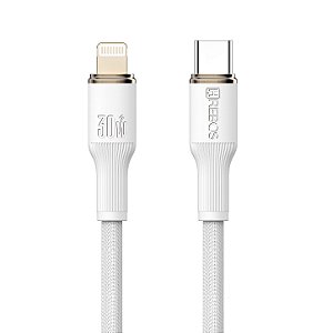 Cabo Premium Soft Nylon Tipo C Lightning 30W 3M CB-484I Hrebos