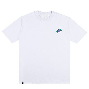 Camiseta Classic Bala Patch Bordado Branca