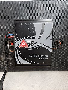Módulo Amplificador Alfa Amps 3 canais