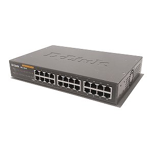 Switch 24 Portas Gigabit D-Link DGS-1024D - Seminovo